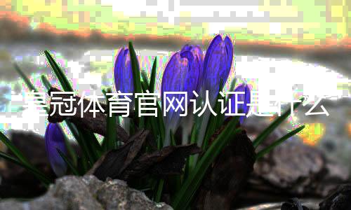 皇冠体育官网认证是什么意思？新手快速核验官网与安全认证全攻略