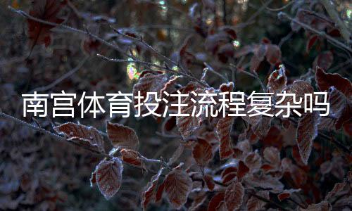 南宫体育投注流程复杂吗?新手必看:注册、充值与投注全流程详解