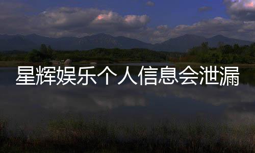 星辉娱乐个人信息会泄漏吗？深度解析平台安全性与防护措施
