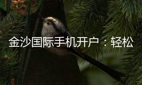 金沙国际手机开户:轻松注册指南与首存优惠详解