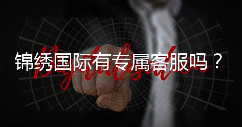 锦绣国际有专属客服吗?:详细了解一下