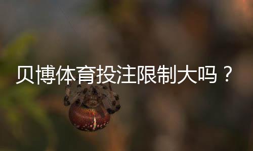 贝博体育投注限制大吗?官方限额、地区与账户限制详解与合规应对