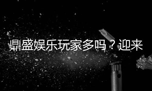 鼎盛娱乐玩家多吗?迎来了热闹场面